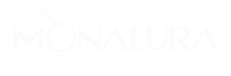Monalura Titanium Cookware white logo