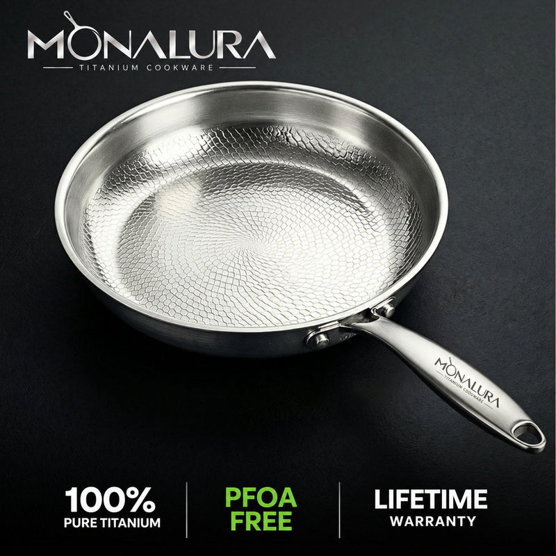 Monalura pure titanium pan hero
