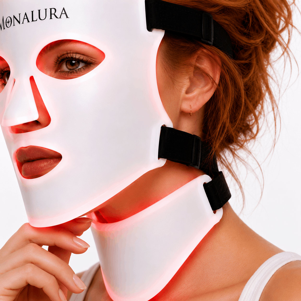 Monalura LeDuo LED mask close-up