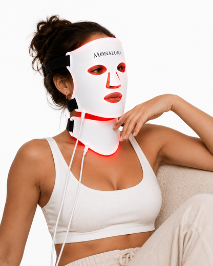 Monalura LeDuo LED therapy session